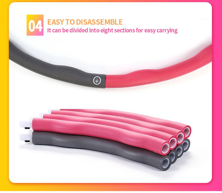 PVC geschuimde katoenen afneembare hula -hoepel PVC geschuimde katoenen afneembare hula -hoepel