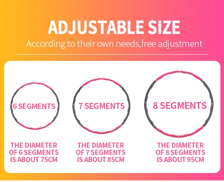 PVC geschuimde katoenen afneembare hula -hoepel PVC geschuimde katoenen afneembare hula -hoepel