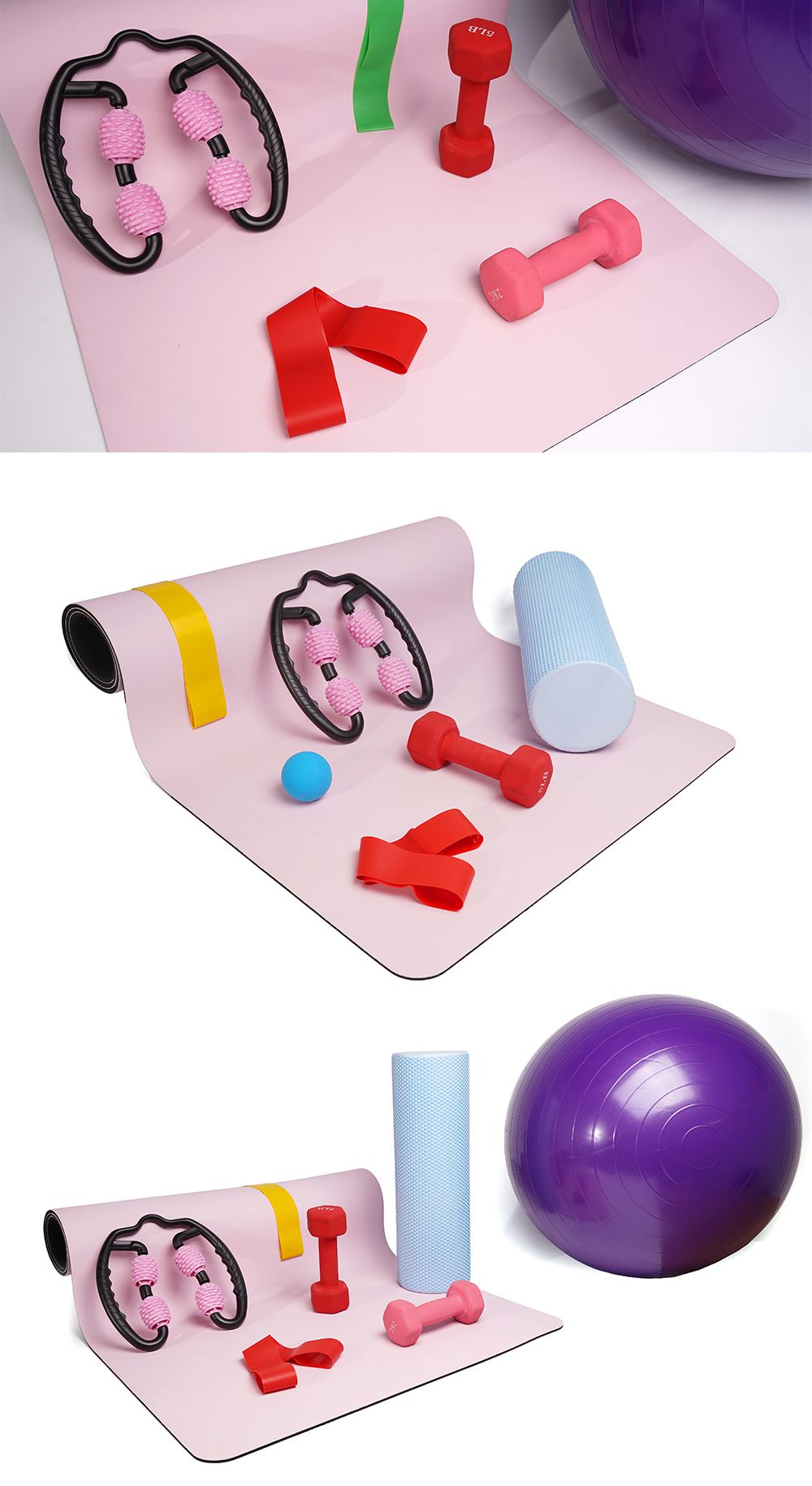 PU Yoga Mat Stretching Kit PU Yoga Mat Stretching Kit