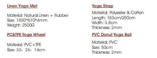 Linnen yoga mat stretch set Linen Yoga Mat Stretch Set