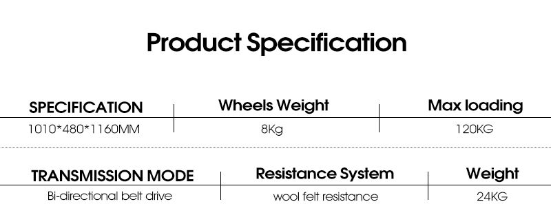 Dubbele weerstand magnetische trainingsfiets Dubbele weerstand magnetische trainingsfiets