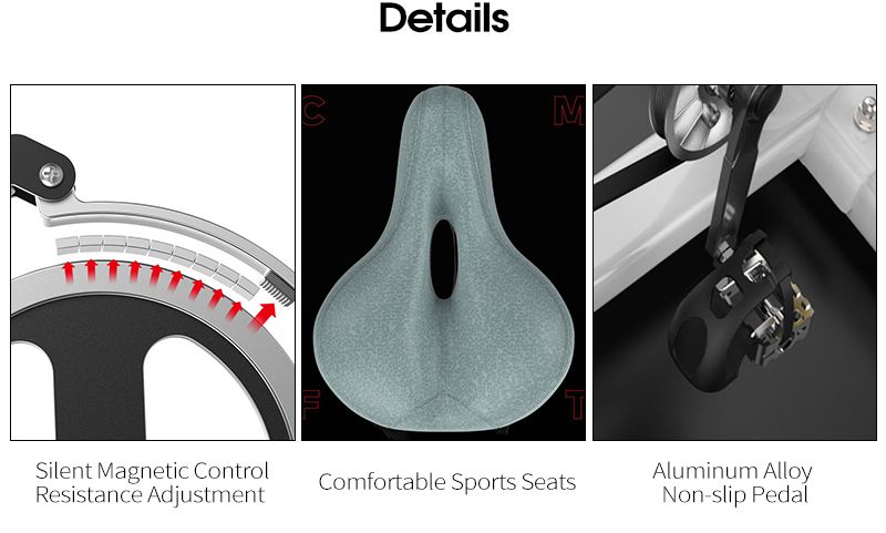 Dubbele weerstand magnetische trainingsfiets Dubbele weerstand magnetische trainingsfiets