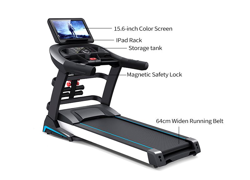 Binnenshuis multifunctionele commerciële loopband Binnenshuis multifunctionele commerciële loopband