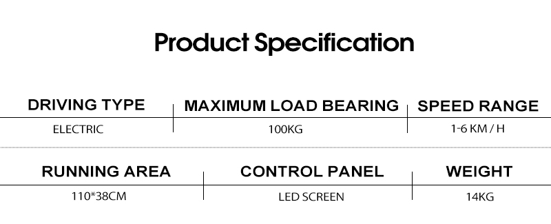 Onder-desk loopband met LCD-display Onder-desk loopband met LCD-display
