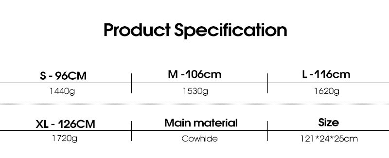 Aangepaste powerlifting riem hefgordel