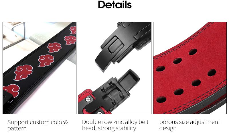 Aangepaste powerlifting riem hefgordel