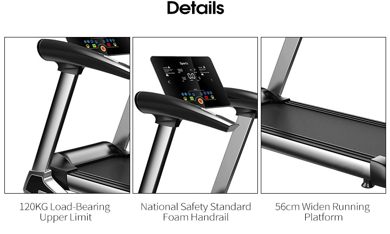 Multifunctionele opvouwbare medium-treadmill voor Home Gym Multifunctionele opvouwbare medium-treadmill voor Home Gym