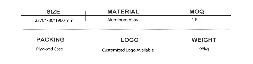 Aluminium legering semi -verhoogde Pilates Reformer Aluminium legering semi -verhoogde Pilates Reformer