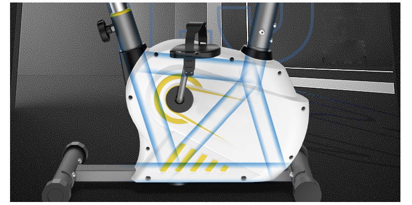 Geheel bedekte home rechtopstaande stomme magnetische controle stationaire trainingsfiets Geheel bedekte home rechtopstaande stomme magnetische controle stationaire trainingsfiets