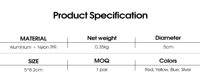 Aluminium Olympische barbell -kragen