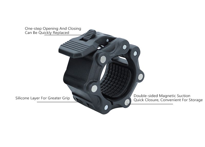Groothandel plastic magnetische Olympische barbellkragen Groothandel plastic magnetische Olympische barbellkragen