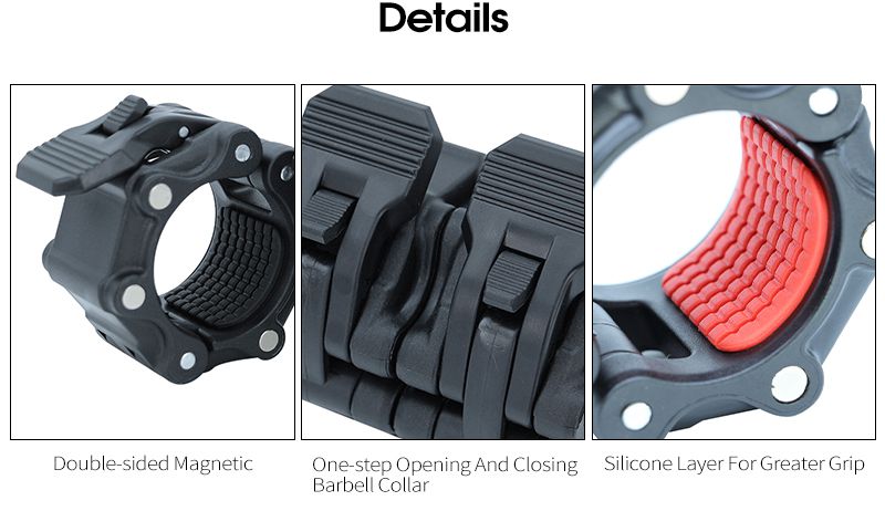 Groothandel plastic magnetische Olympische barbellkragen Groothandel plastic magnetische Olympische barbellkragen