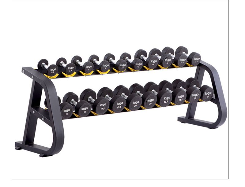 Captain America Style Round Pu Dumbbells