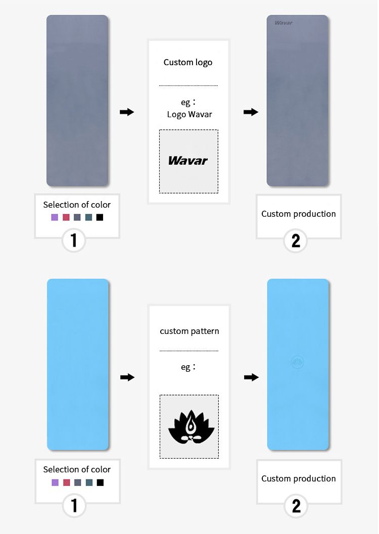 PU-rubberen yogamat met hoge dichtheid met superieure grip voor hete yoga PU-rubberen yogamat met hoge dichtheid met superieure grip voor hete yoga