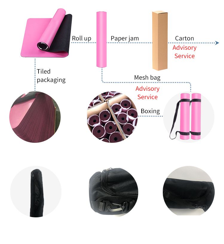 PU-rubberen yogamat met hoge dichtheid met superieure grip voor hete yoga PU-rubberen yogamat met hoge dichtheid met superieure grip voor hete yoga