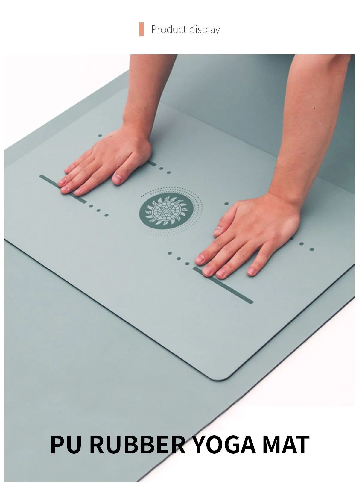 PU draagbare yogamat kleine yogamat PU draagbare yogamat kleine yogamat