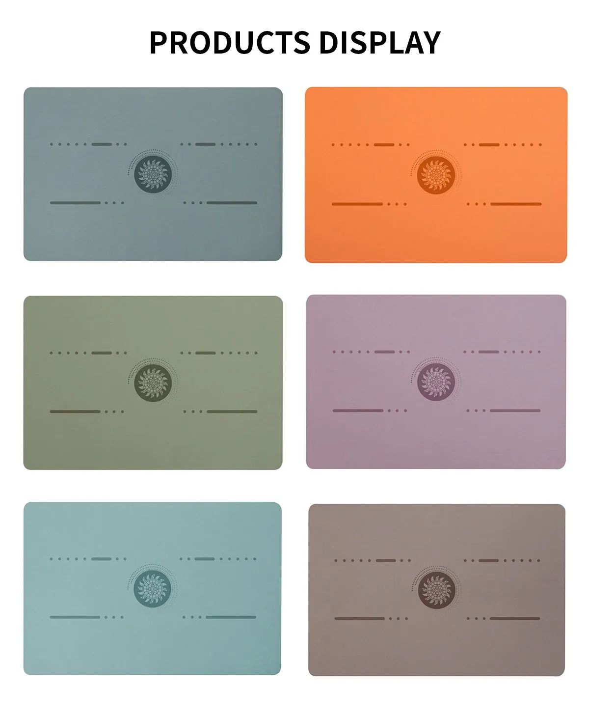 PU draagbare yogamat kleine yogamat PU draagbare yogamat kleine yogamat