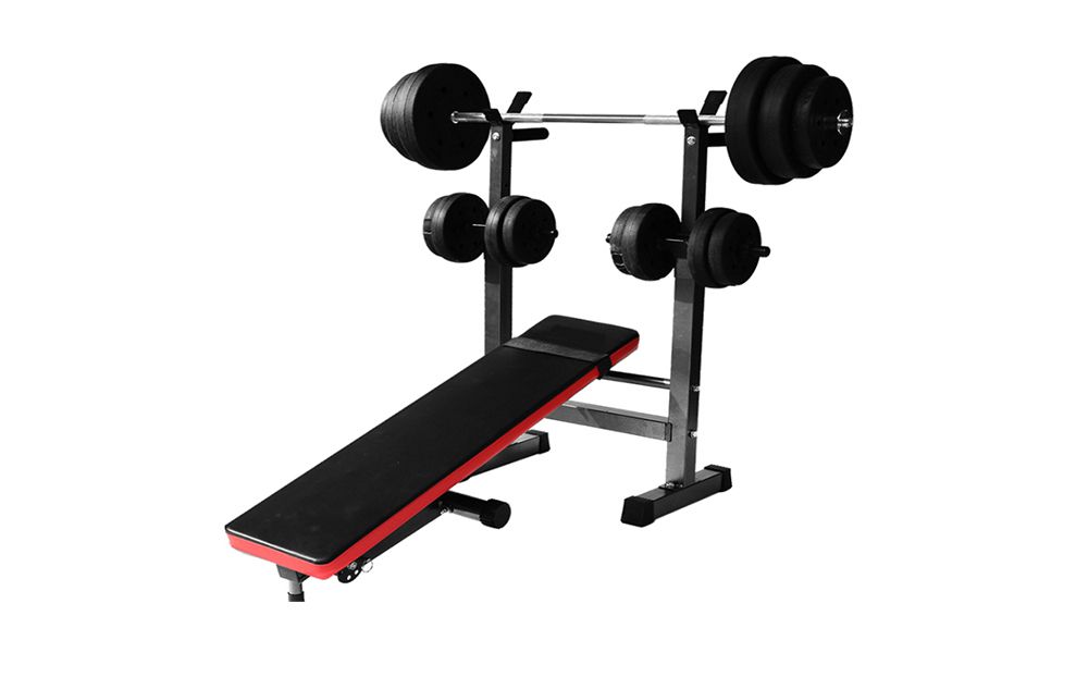 Multifunctionele opvouwbare dumbbell rackbank