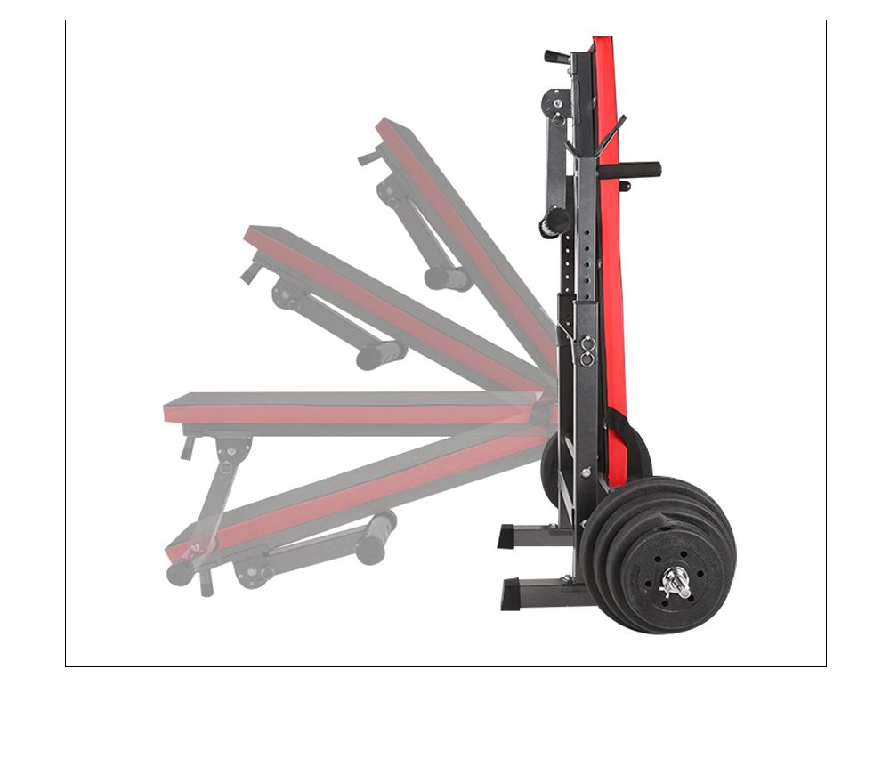 Multifunctionele opvouwbare dumbbell rackbank