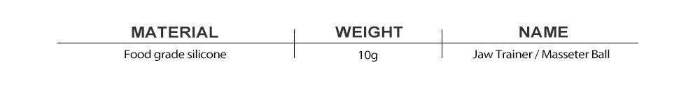 Jawline -oefener voor mannen