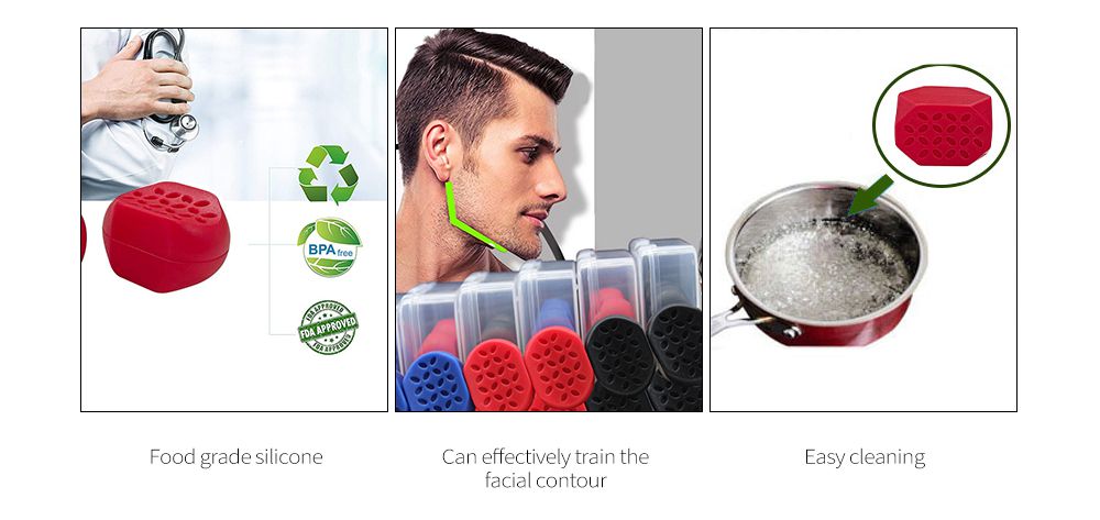 Jawline -oefener voor mannen