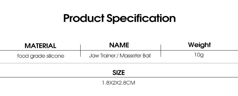 Masseter spiertrainer 7e generatie