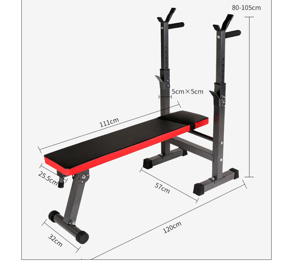 Multifunctionele opvouwbare dumbbell rackbank