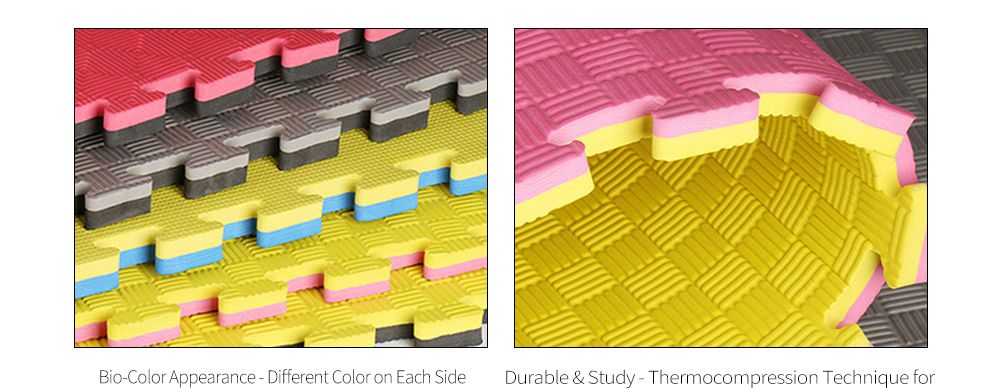 Bio-gekleurde anti-skid in elkaar grijpende Eva Foam-trainingsmatten