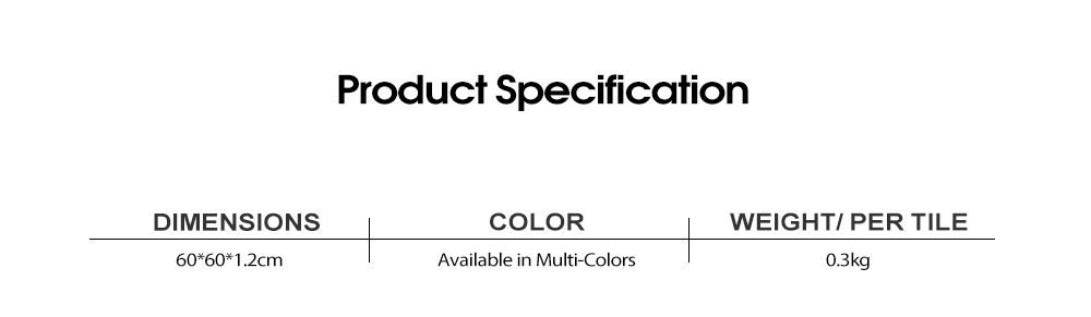 Bladtextuur anti-skid trainingsmatten