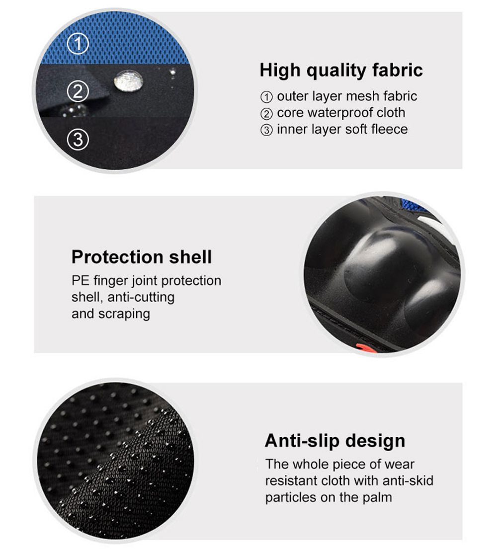 Outdoor motorfietsbescherming Halve handschoenen