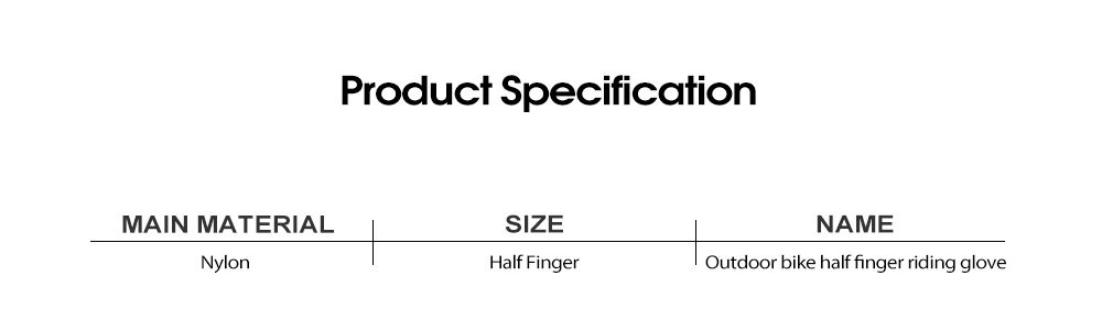 Buiten fiets half vinger rijdende handschoen