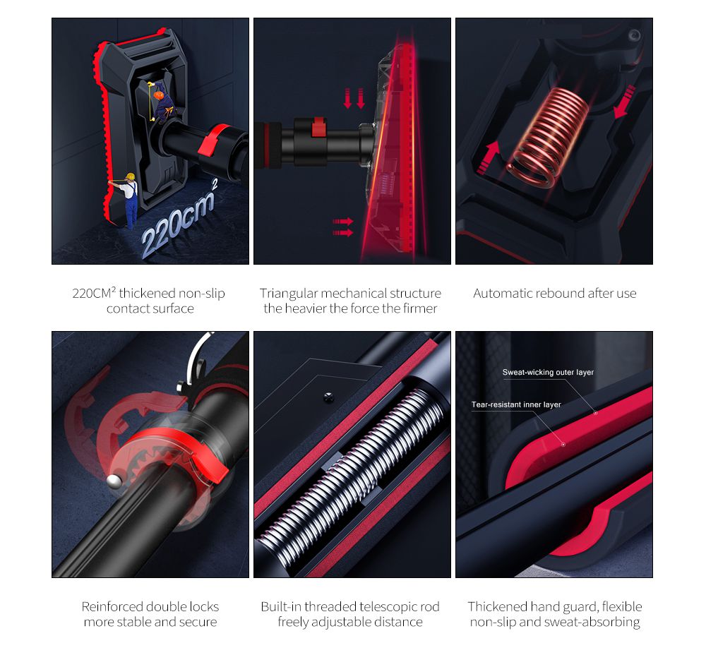 Thuisgebruik pull -up workoutbalk Thuisgebruik pull -up workoutbalk