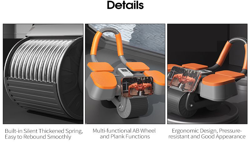 Elleboogsteun automatische rebound ab -roller