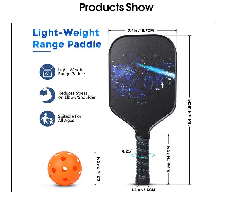 Pickle Ball Paddle (glasvezel) Pickle Ball Paddle (glasvezel)
