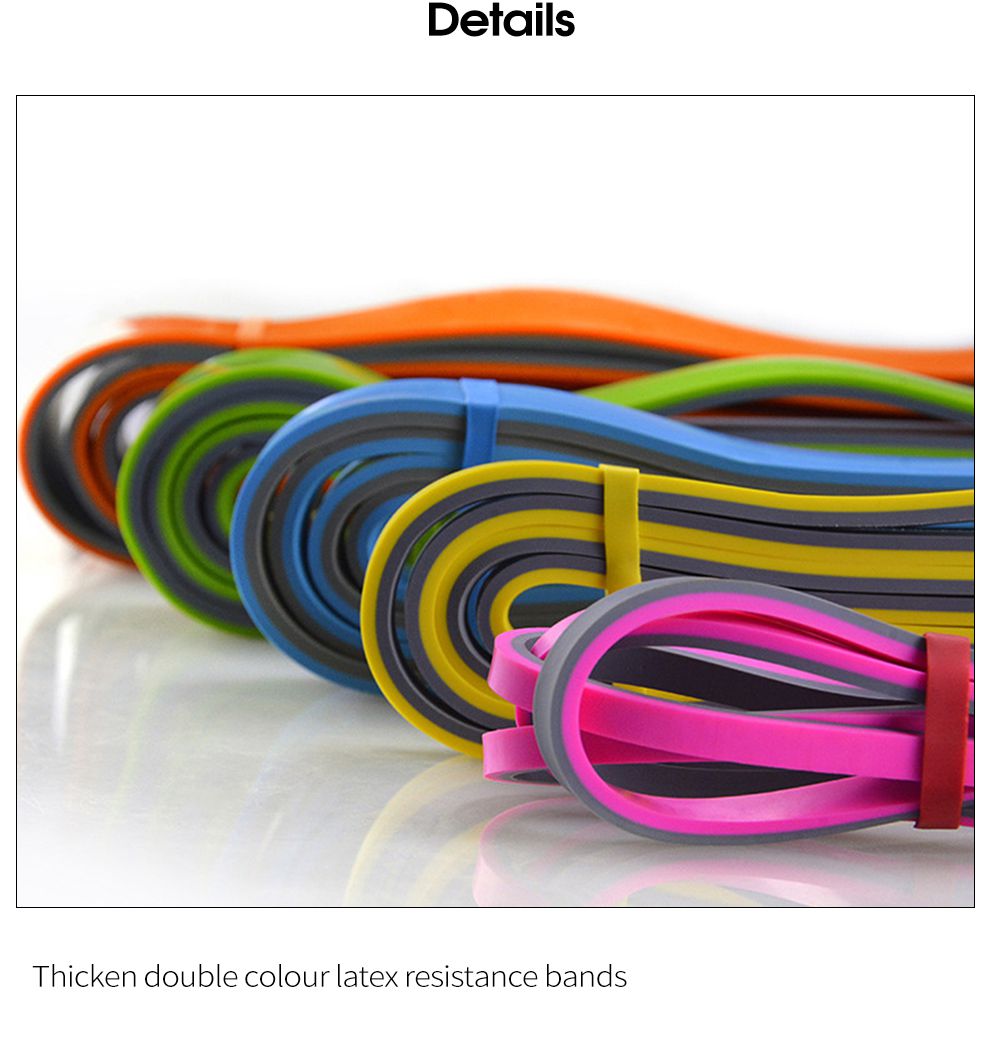 Dubbele laag Pull Up Assistance Resistance Bands