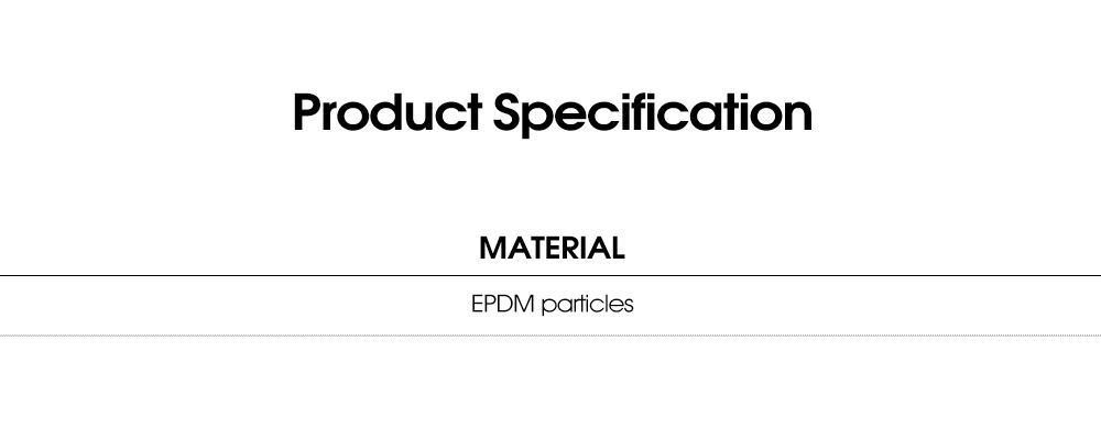 Tanden rubberen vloermat