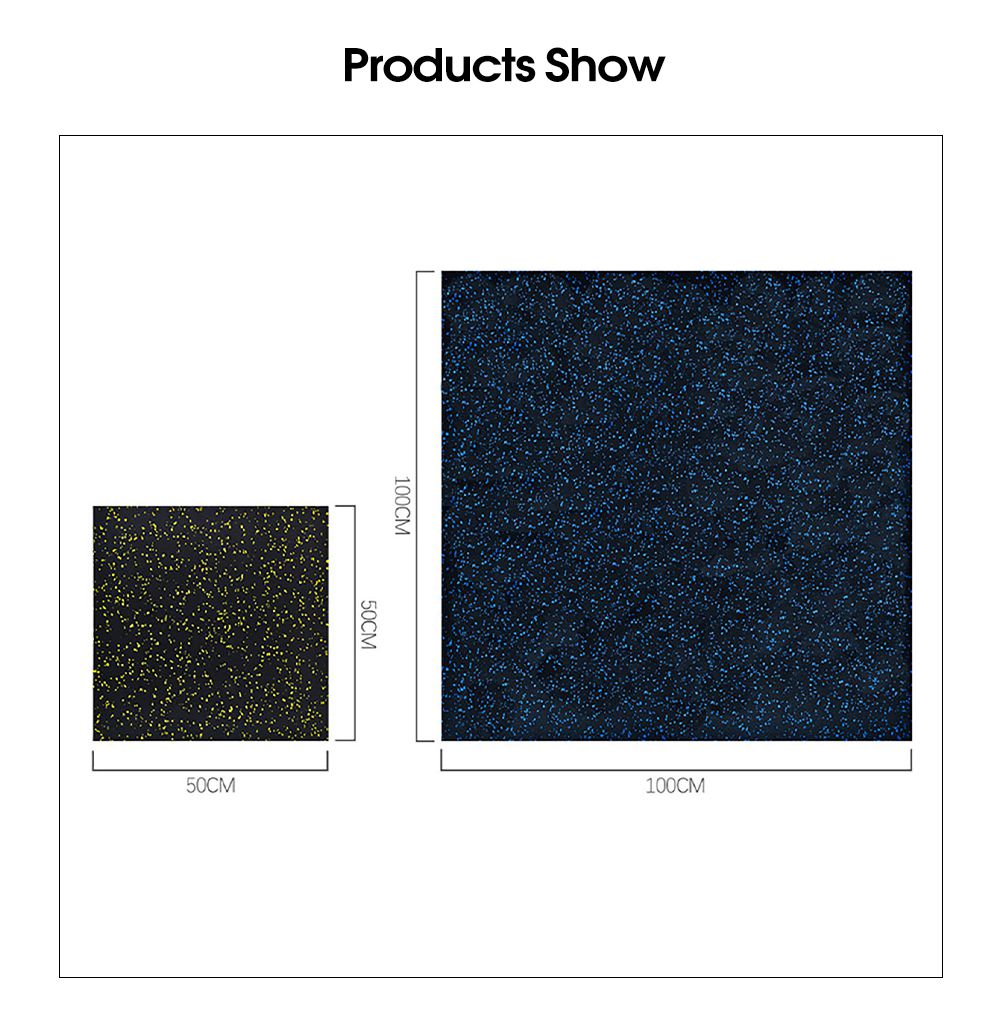 Flat bodem rubberen vloermatten