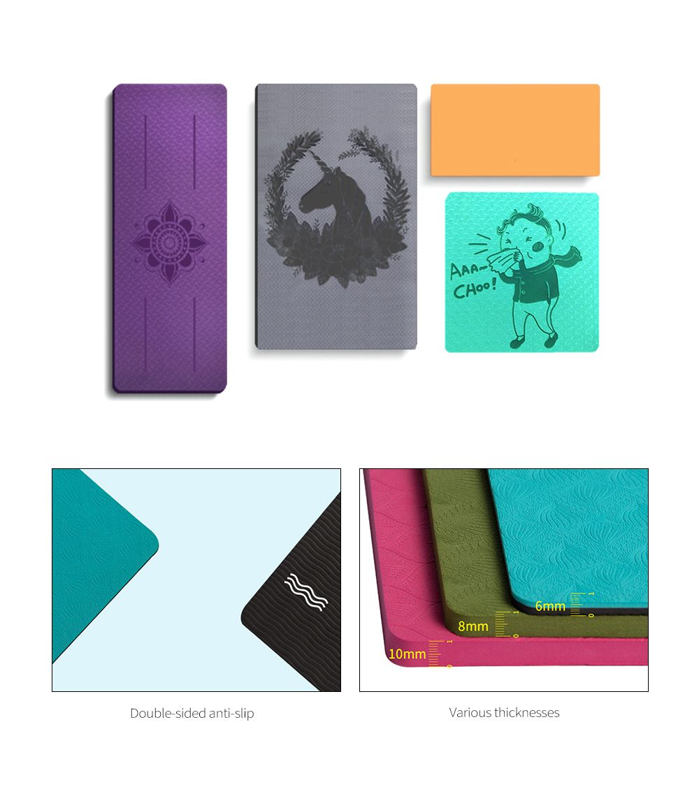 Tpe yoga knielende mat