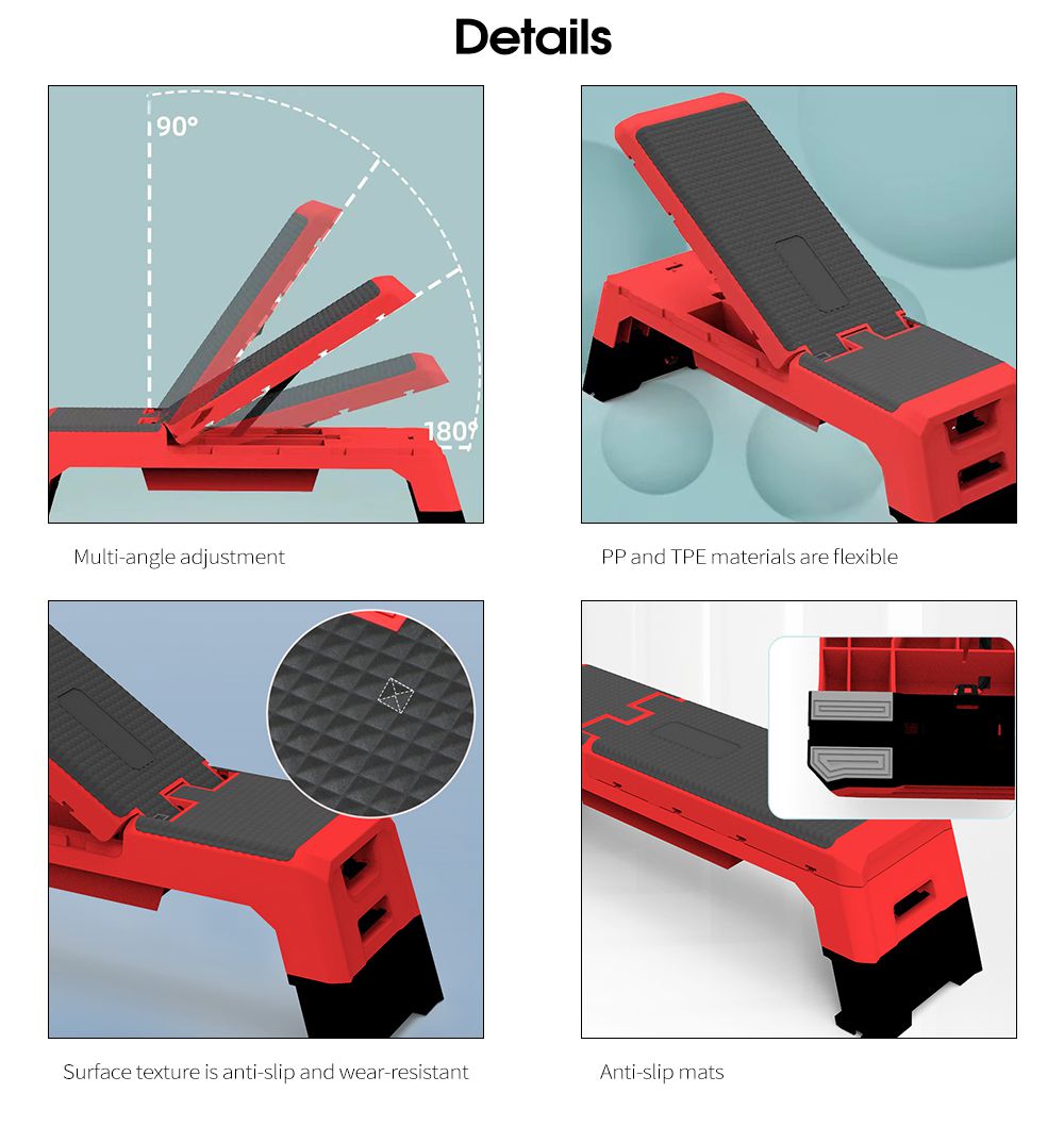 PP TPE Instelbaar stepplatform