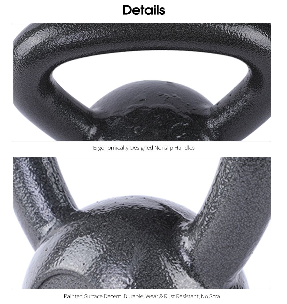 Geschilderde kettlebell