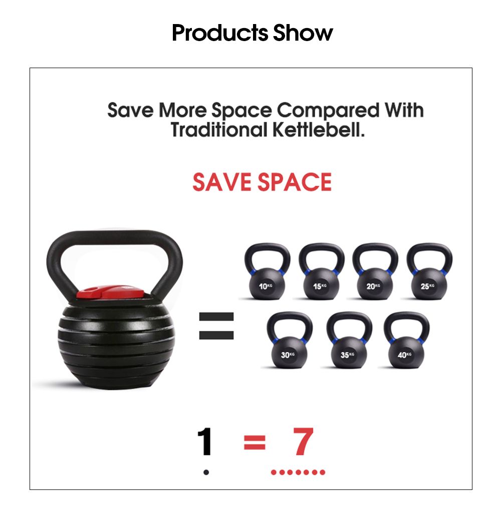 Verstelbare kettlebell