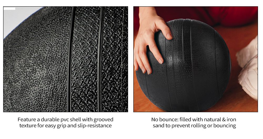 PVC Stone No Bounce Slam Ball Wall Medicine Ball PVC Stone No Bounce Slam Ball Wall Medicine Ball