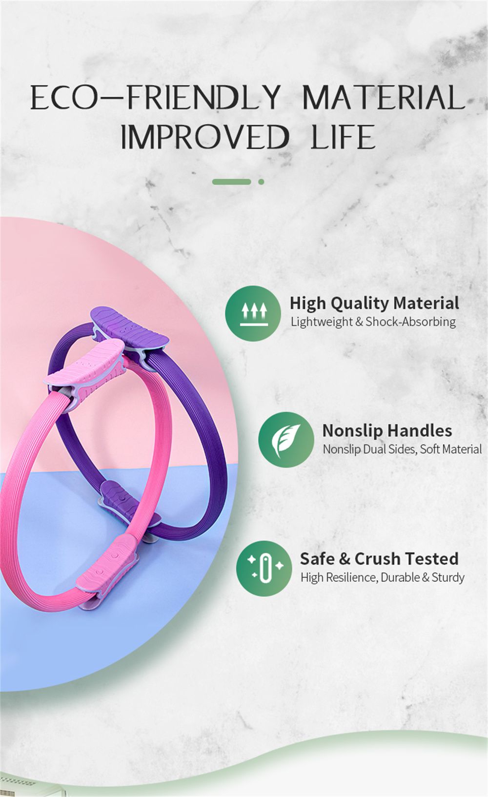 Verbeterde Unbreakable Pilate Ring Circle Verbeterde Unbreakable Pilate Ring Circle