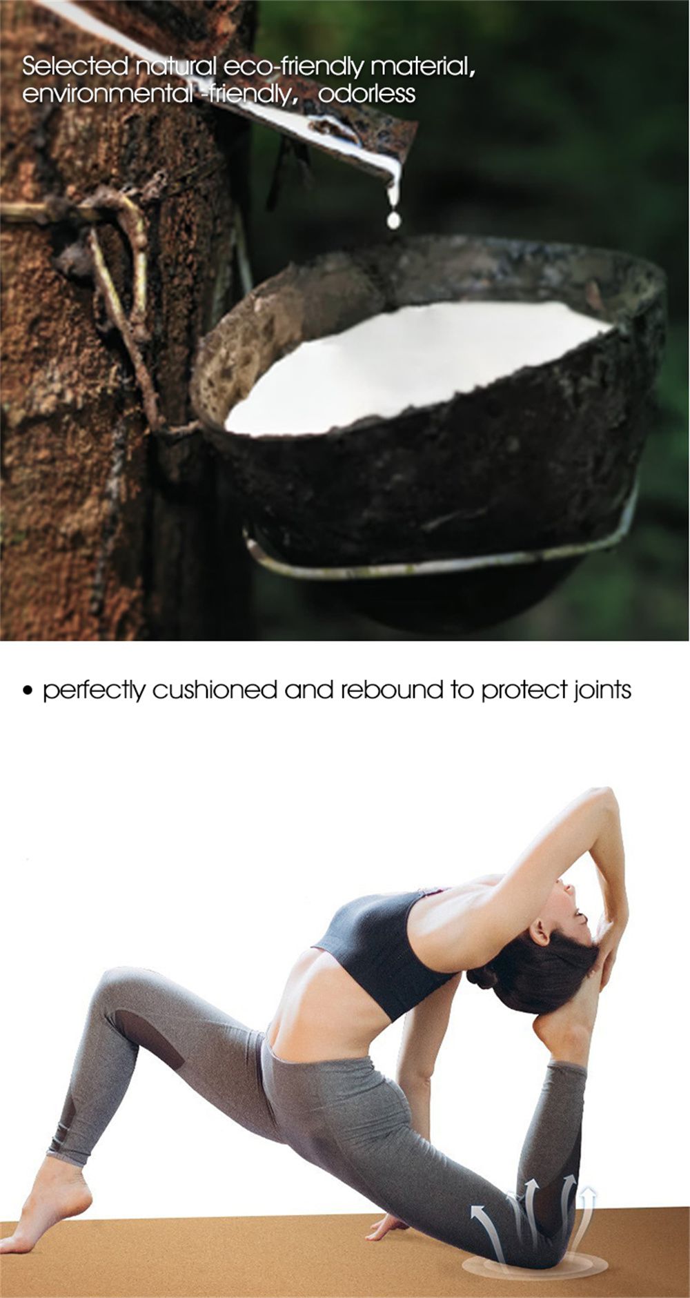 Primaire kleur kurk rubber yoga mat aangepaste groothandel Primaire kleur kurk rubber yoga mat aangepaste groothandel