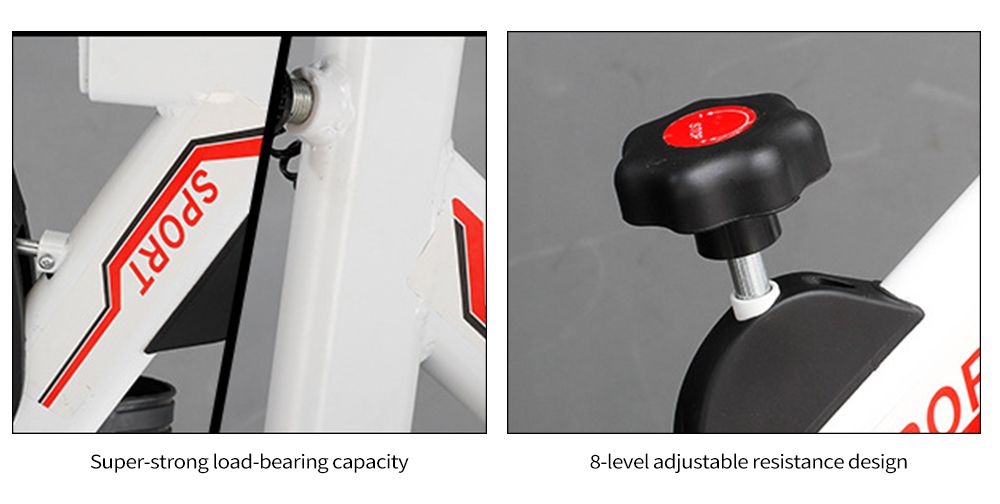 Spin -fiets voor cardiotraining binnen Spin -fiets voor cardiotraining binnen