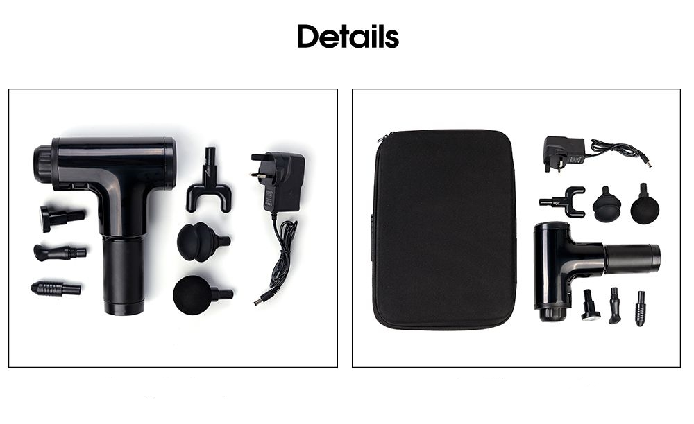 Borstel motorische massagepistool Borstel motorische massagepistool