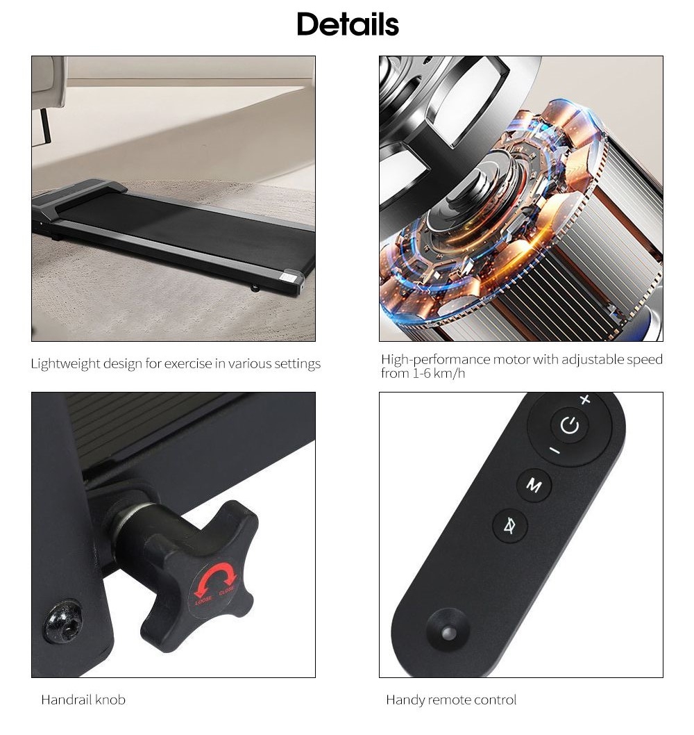 Slanke aerobe draagbare woning gebruiken loopband