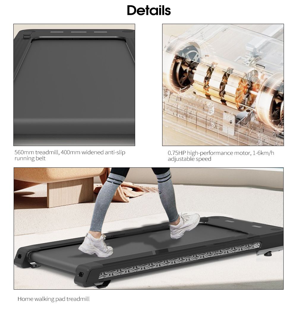 Vouw platte loopband voor wandelen en joggen