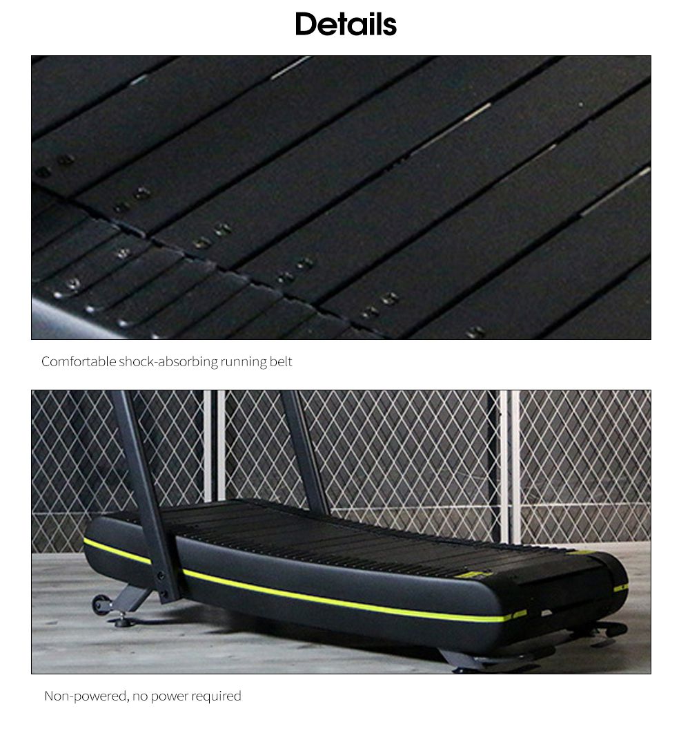 Commercieel gebogen loopband