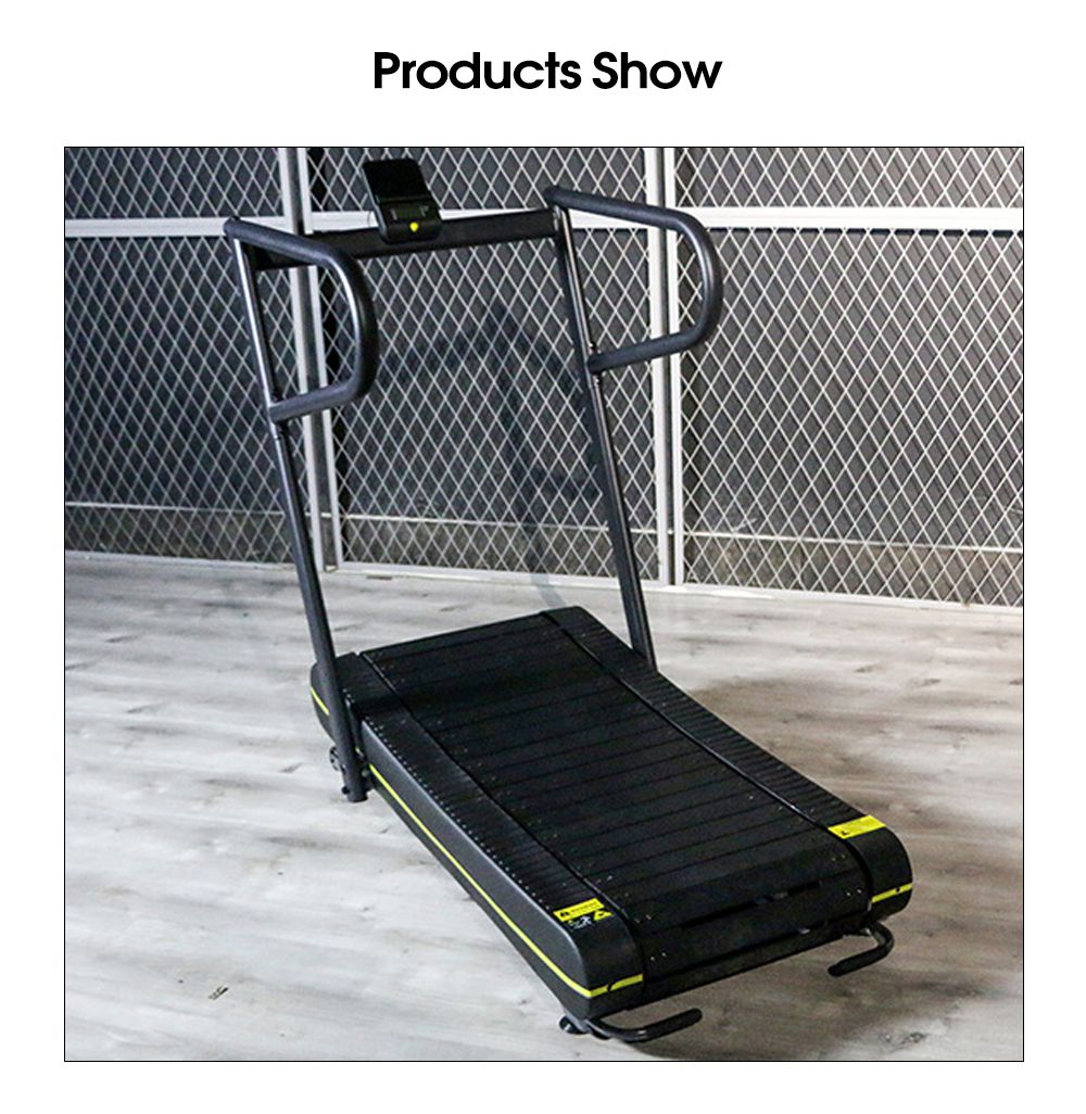 Commercieel gebogen loopband